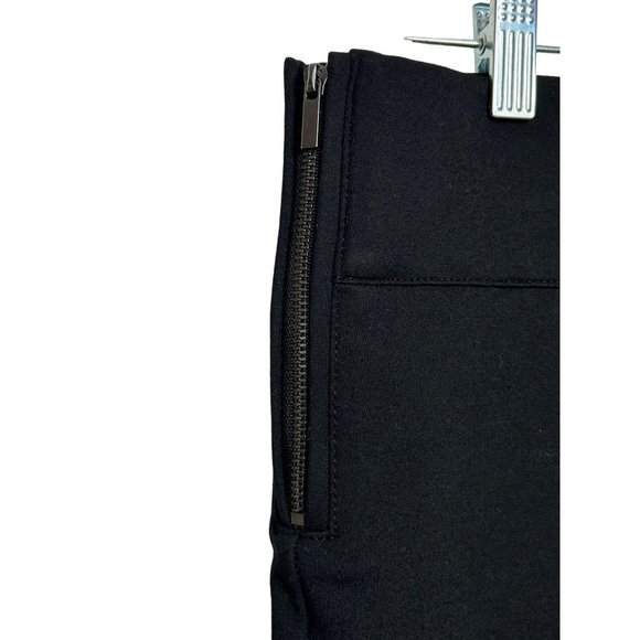 Zara Women’s Trafaluc Collection Pants L Black Tapered Hip Zippers Stretch - Picture 3 of 11